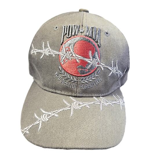 U.S Warriors POW MIA  Adjustible You Are Not Forgotten Baseball Cap - Picture 1 of 7